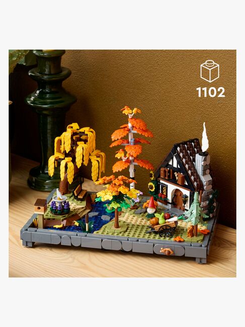 LEGO Icons 11372 Efterårshave og hytte