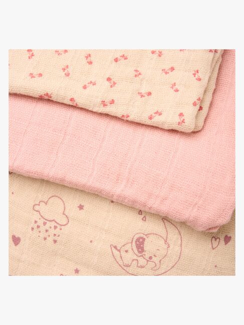 Pippi Tæpper/ Stofbleer i Musselin 6-Pak, Sheer Bliss