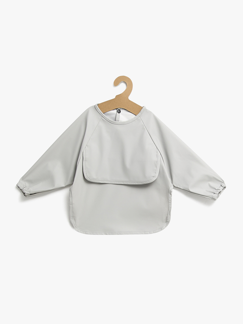 Beemoo CARE Bib Hagesmæk 2-pak, Light Grey