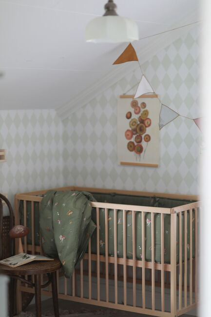 Beskow Tomtebobarnen Sengerand 30 x 360, Grøn