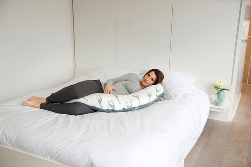 Doomoo  Amme- & Graviditetspude Buddy Giraf, Grå