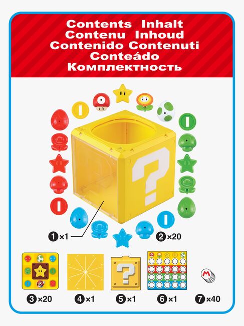 EPOCH Games Super Mario Question Block Game Spil