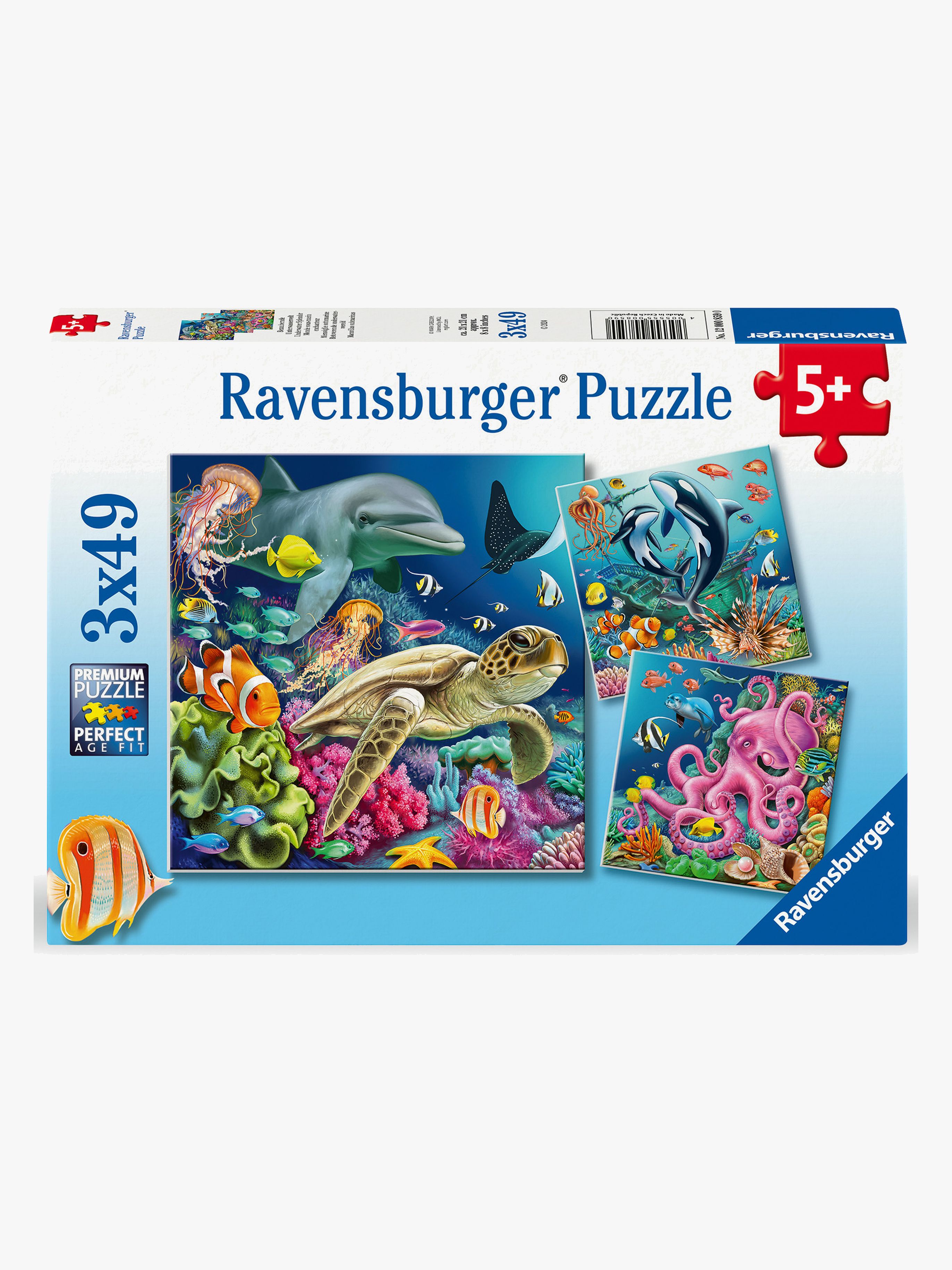 Ravensburger Puslespil Under Water 3x49 Brikker