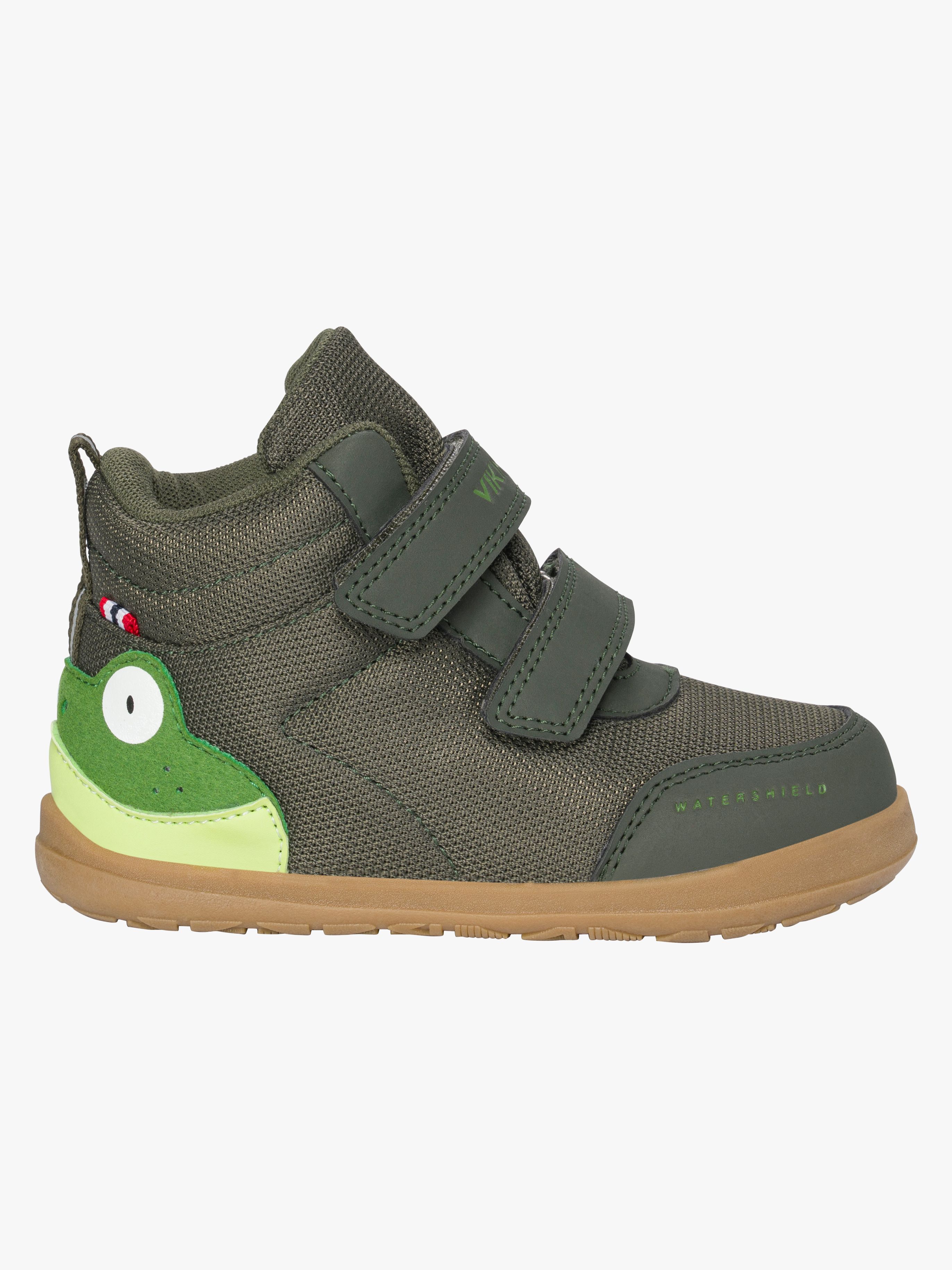 Viking Alv Barefoot Paw 2V Mid  Vandtætte Sneakers, Pine, 30