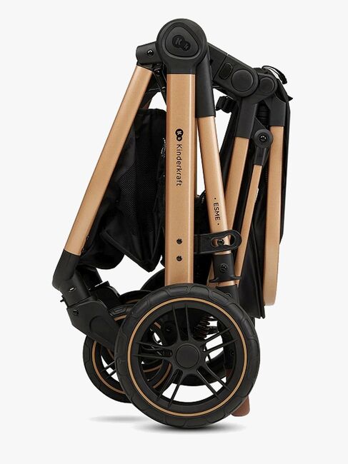 Kinderkraft ESME PRO 3-in-1 Duovogn Travelsystem, Pure Black