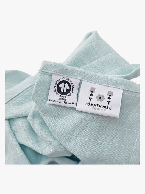 Summerville Tæppe/ Stofble i Musselin, Ice Blue