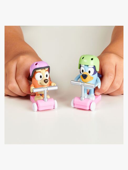 Bluey Figursæt Bluey & Bingo med Løbehjul