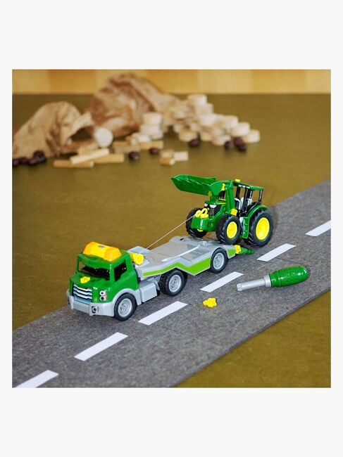 John Deere 6215R Traktor med Transportvogn 1:24
