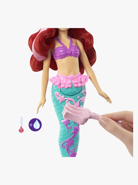 Disney Den Lille Havfrue Dukke Color Splash Ariel