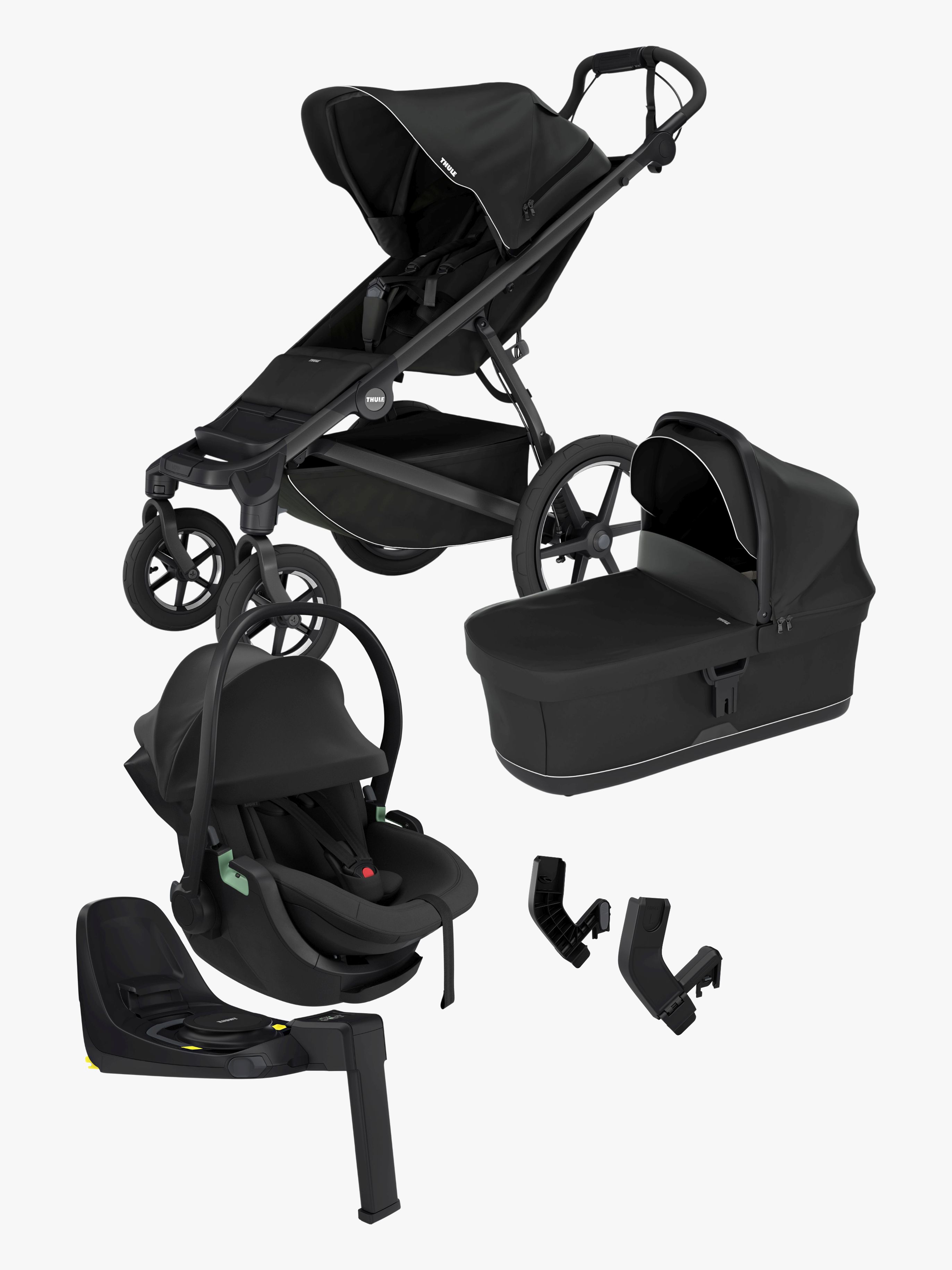Thule Urban Glide 4 Duovogn inkl. Autostol Baby og Base, Black