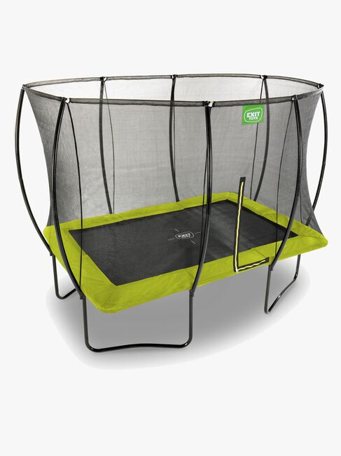 EXIT Silhouette Trampolin inkl. Sikkerhedsnet 214x305 cm, Grøn
