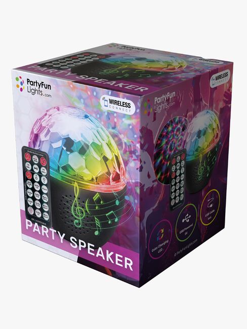 PartyFunLights Bluetooth Højttaler & Party Lampe