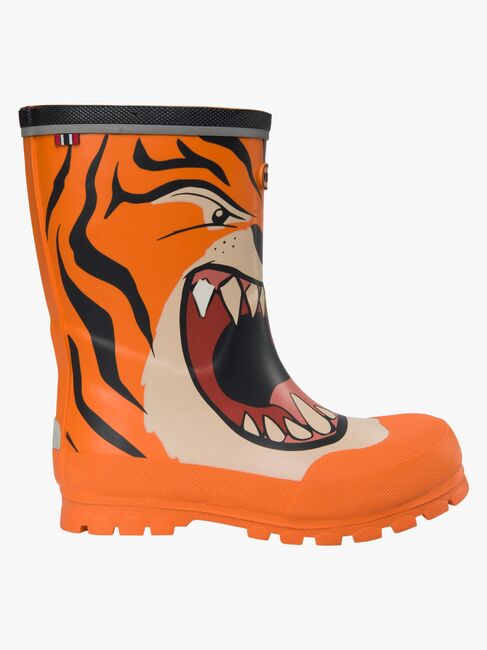 Viking Jolly Print Gummistøvler, Orange