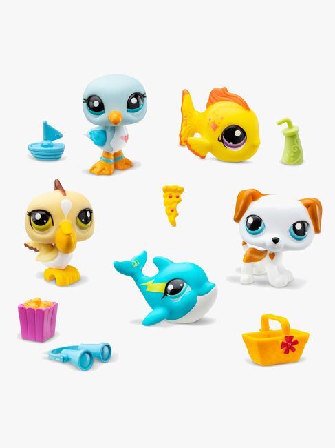 Littlest Pet Shop Beach Besties Figursæt 5-Pak