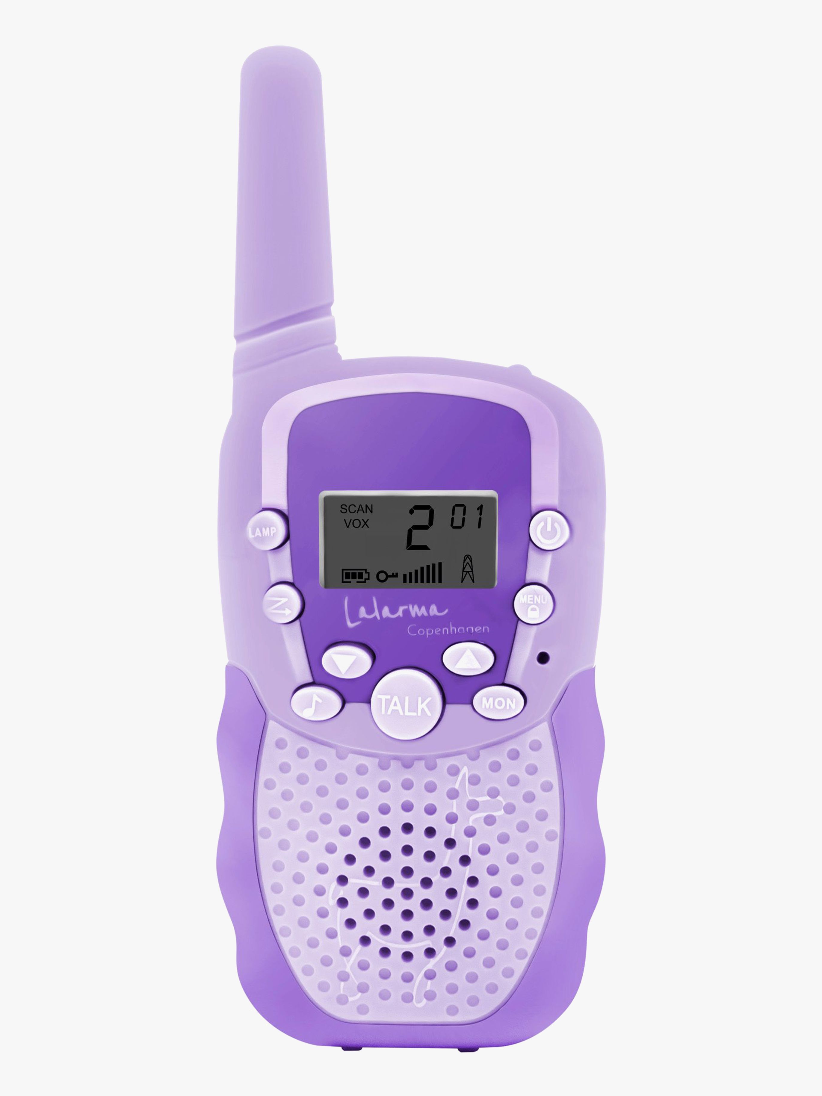 Lalarma Mix And Match Walkie Talkie med 3km Rækkevidde, Lilla