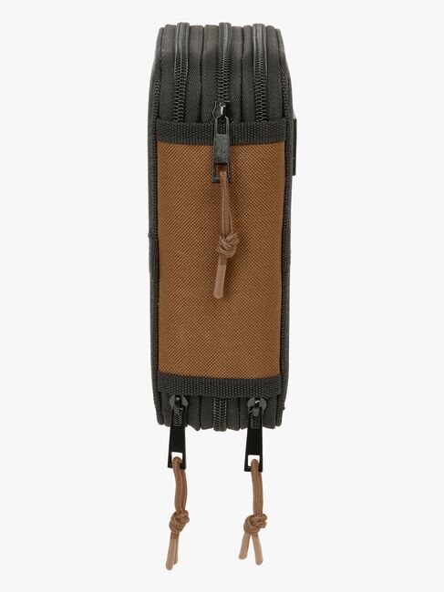 One Piece  Fyldt Penalhus med 3 Rum 37 Dele, Sort