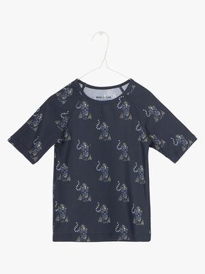 MINI A TURE UV-trøje, Blå/Mønstret