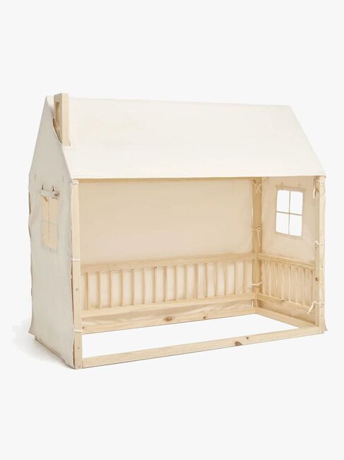 Minitude Nordic Mason Husseng 70x160 + Sengehimmel, Hvid