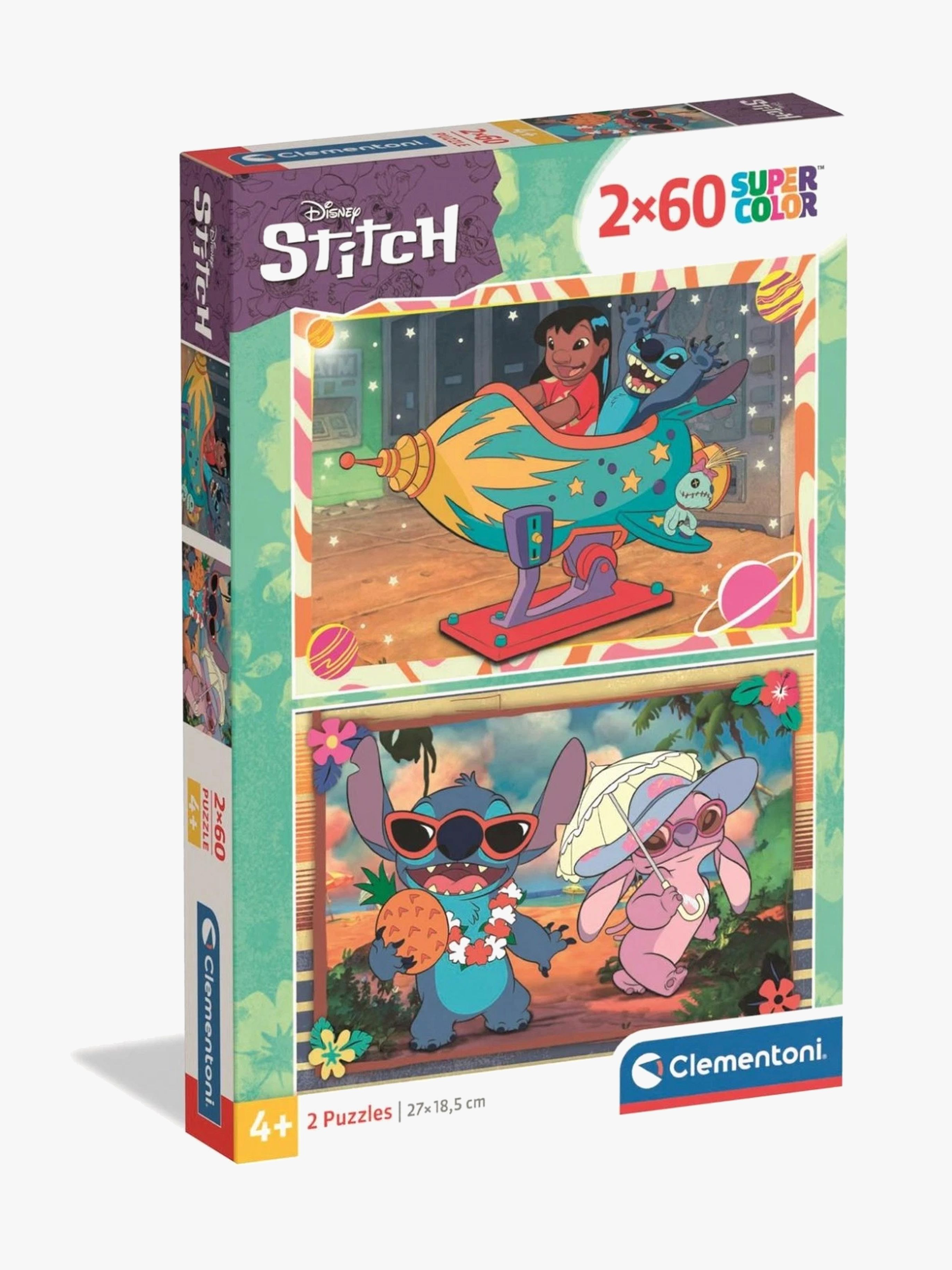 Clementoni Disney Stitch Puslespil 2-i-1