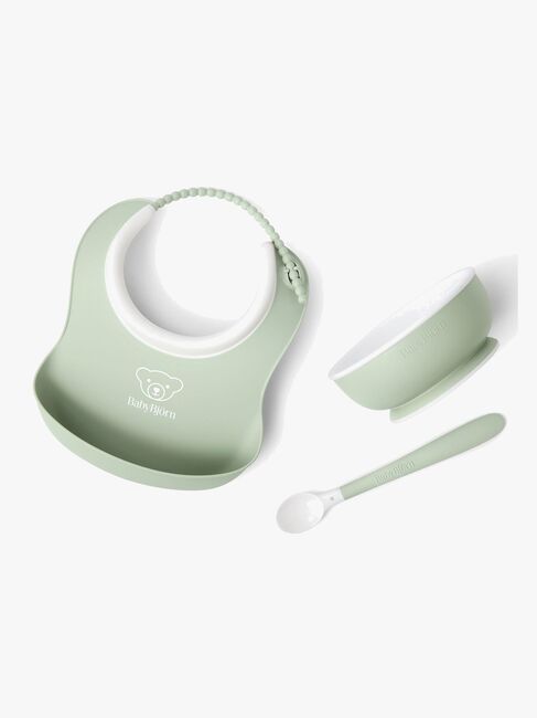 BabyBjörn Spisesæt 3 Dele, Lys Grøn