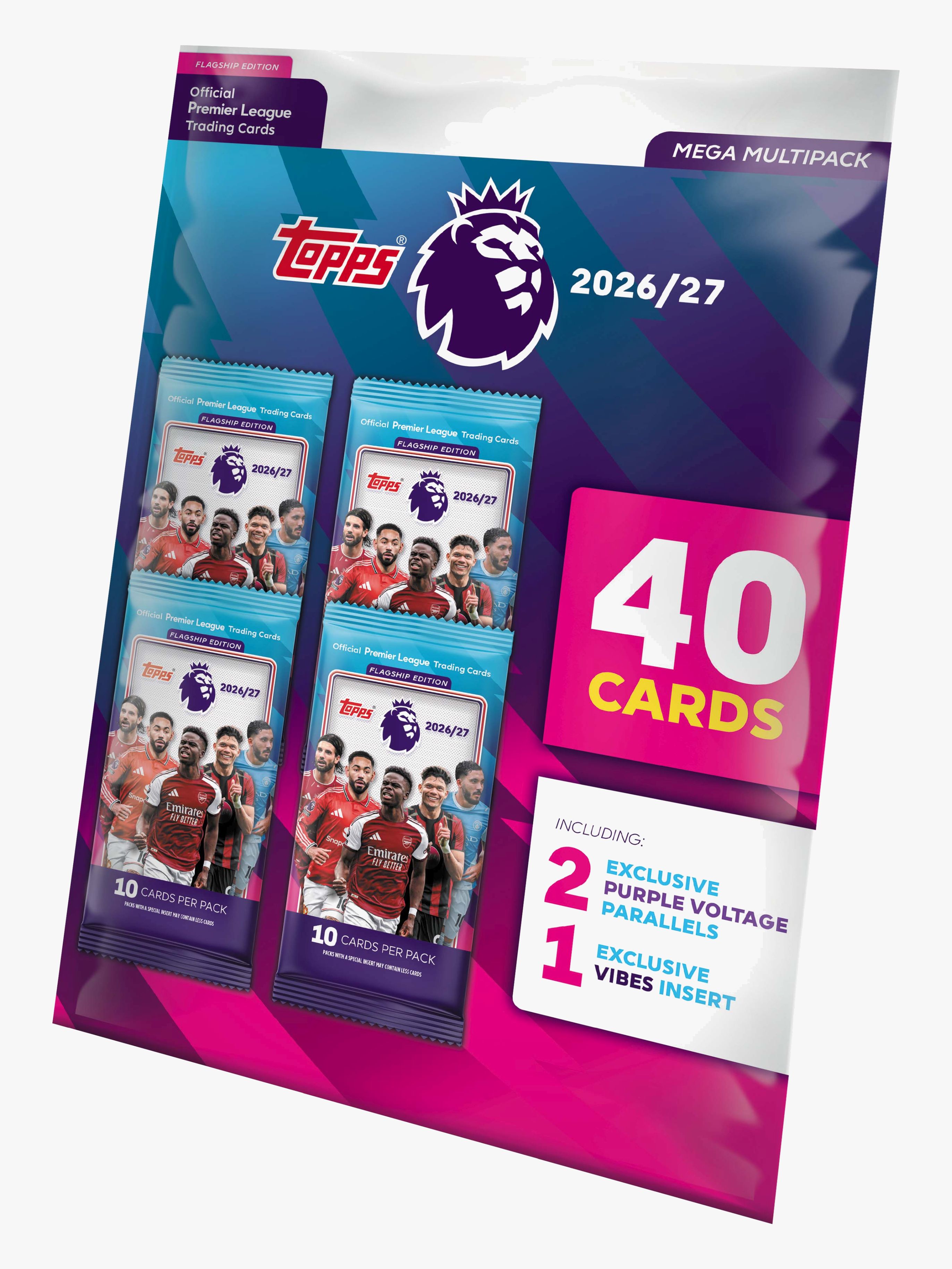 Topps Premier League Samlekort Mega-Pakke