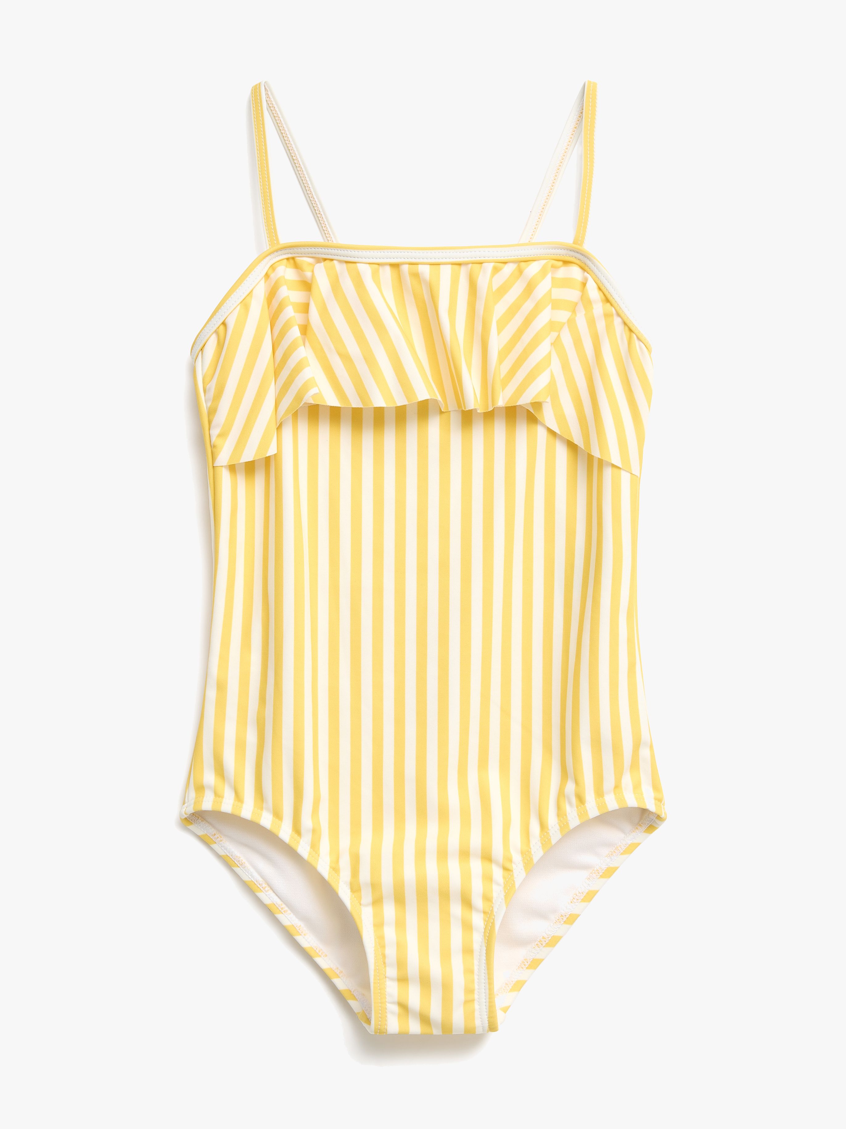 Petite Chérie Atelier Nathalie UV-Badedragt, Yellow Stripe, 110-116