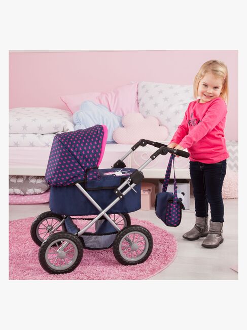 Bayer Design Trendy Dukkevogn Enhjørning, Blå