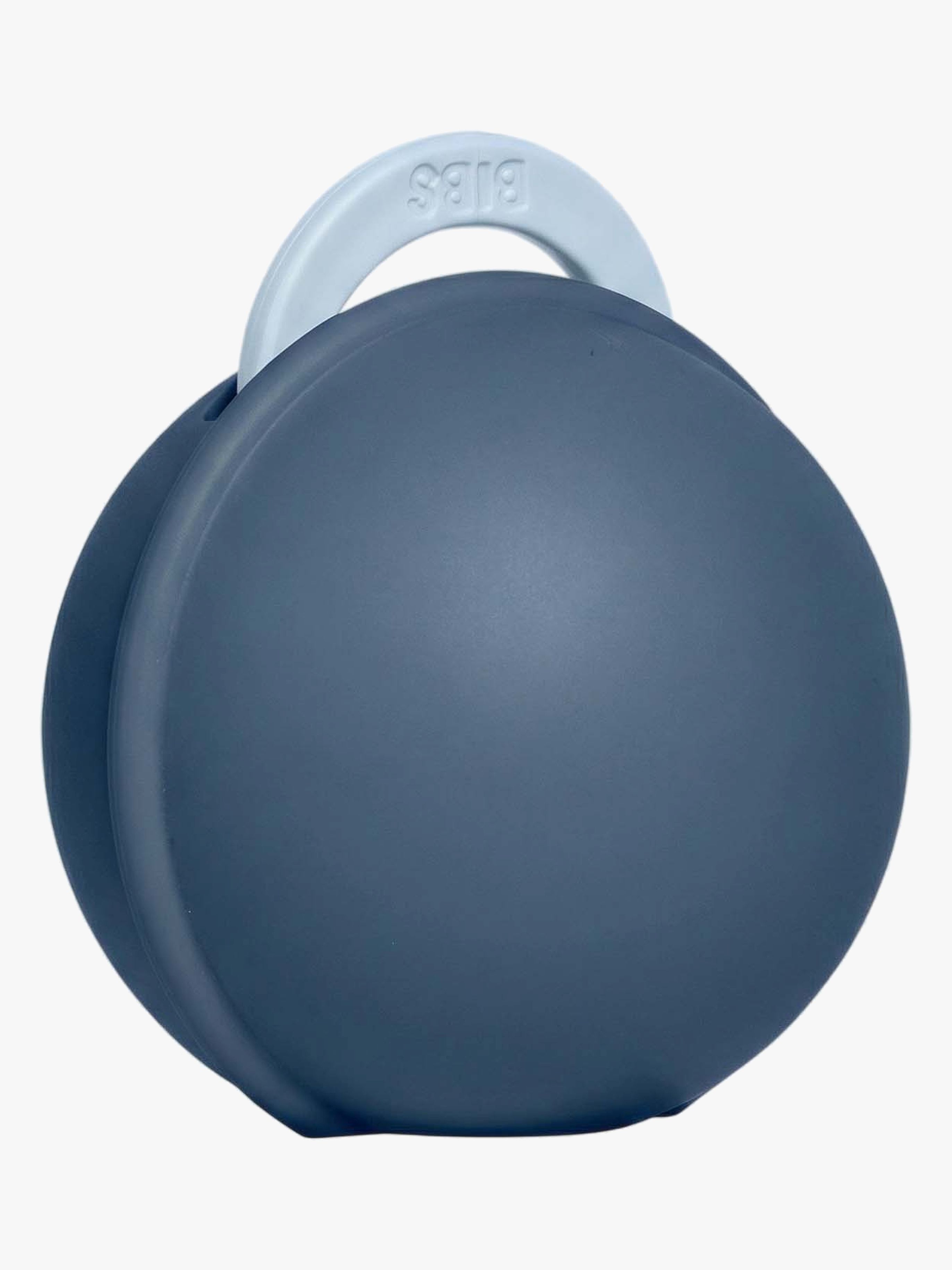 BIBS Colour Sut Latex Str. 2 Rund & Sutteboks Mini, Baby Blue/ Steel Blue
