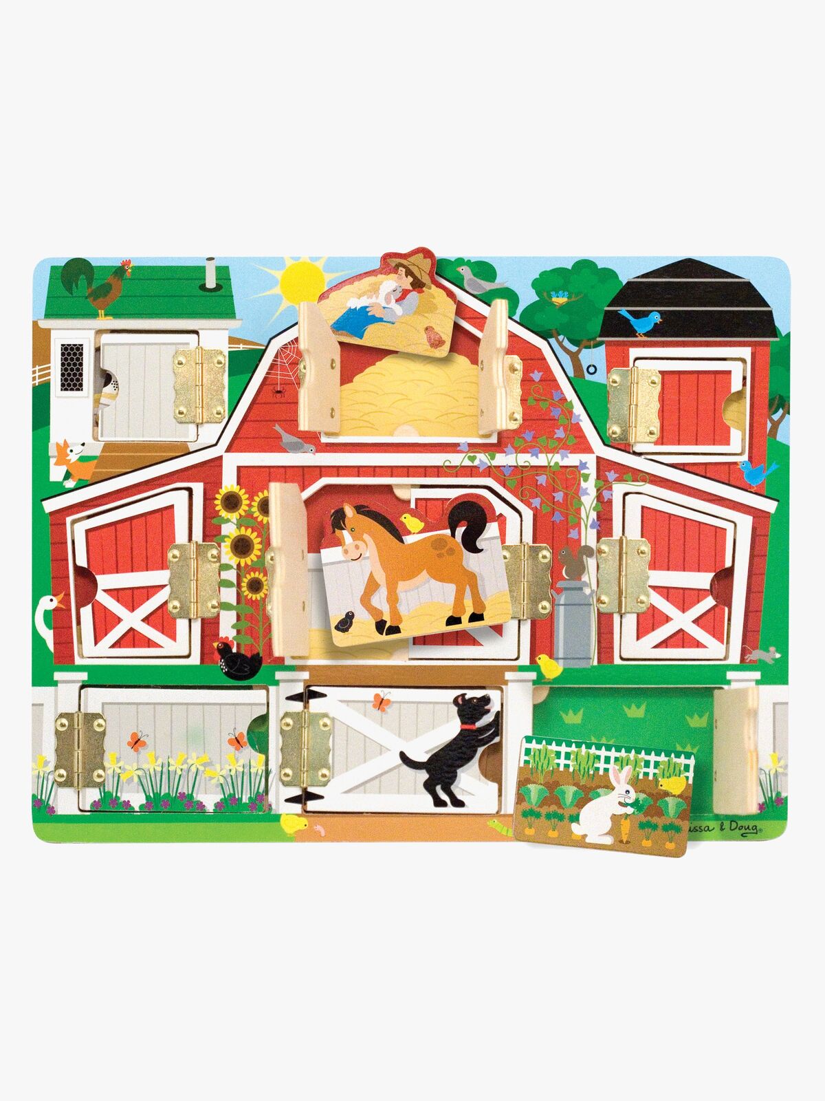 Melissa & Doug Bondegård m. Låger