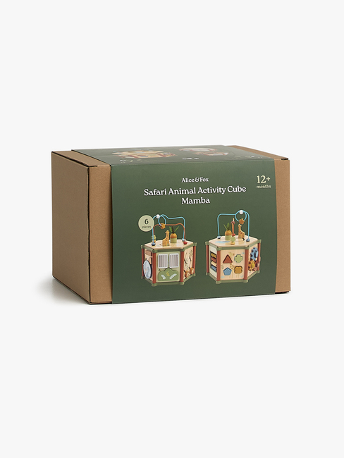Alice & Fox Aktivitetslegetøj Heksagon Safaridyr