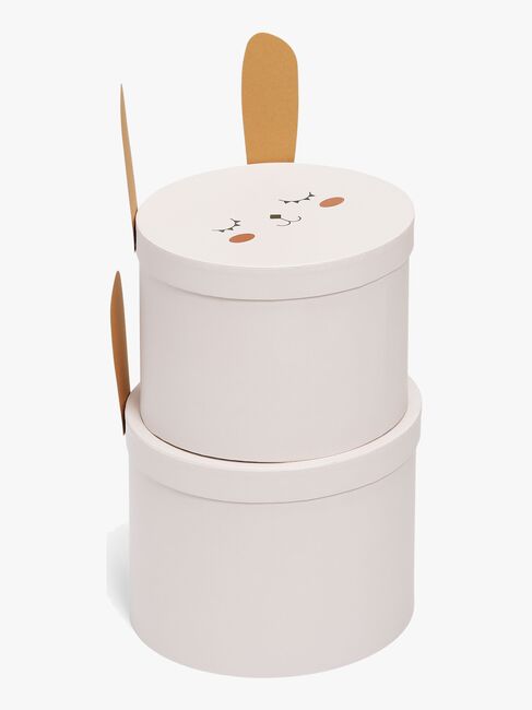 Alice & Fox Opbevaringskasser 2-pak Kanin, Lyserød