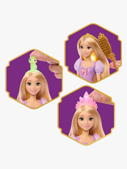 Disney Princess Modedukke Rapunzel med Hårtilbehør