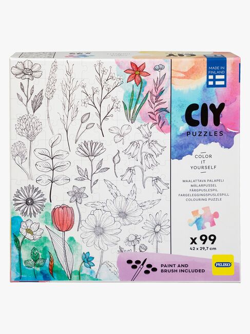 Peliko CIY Puslespil med Vandfarver 99 Brikker Blandet Udvalg