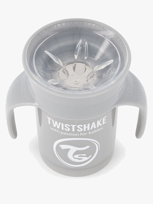 Twistshake 360 Øvekop, Pastel Grey