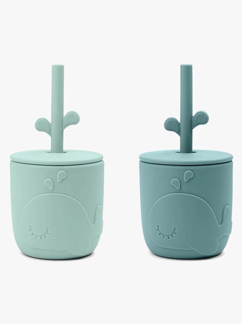 Done By Deer Wally Sugerørskrus 2-pak, Blue