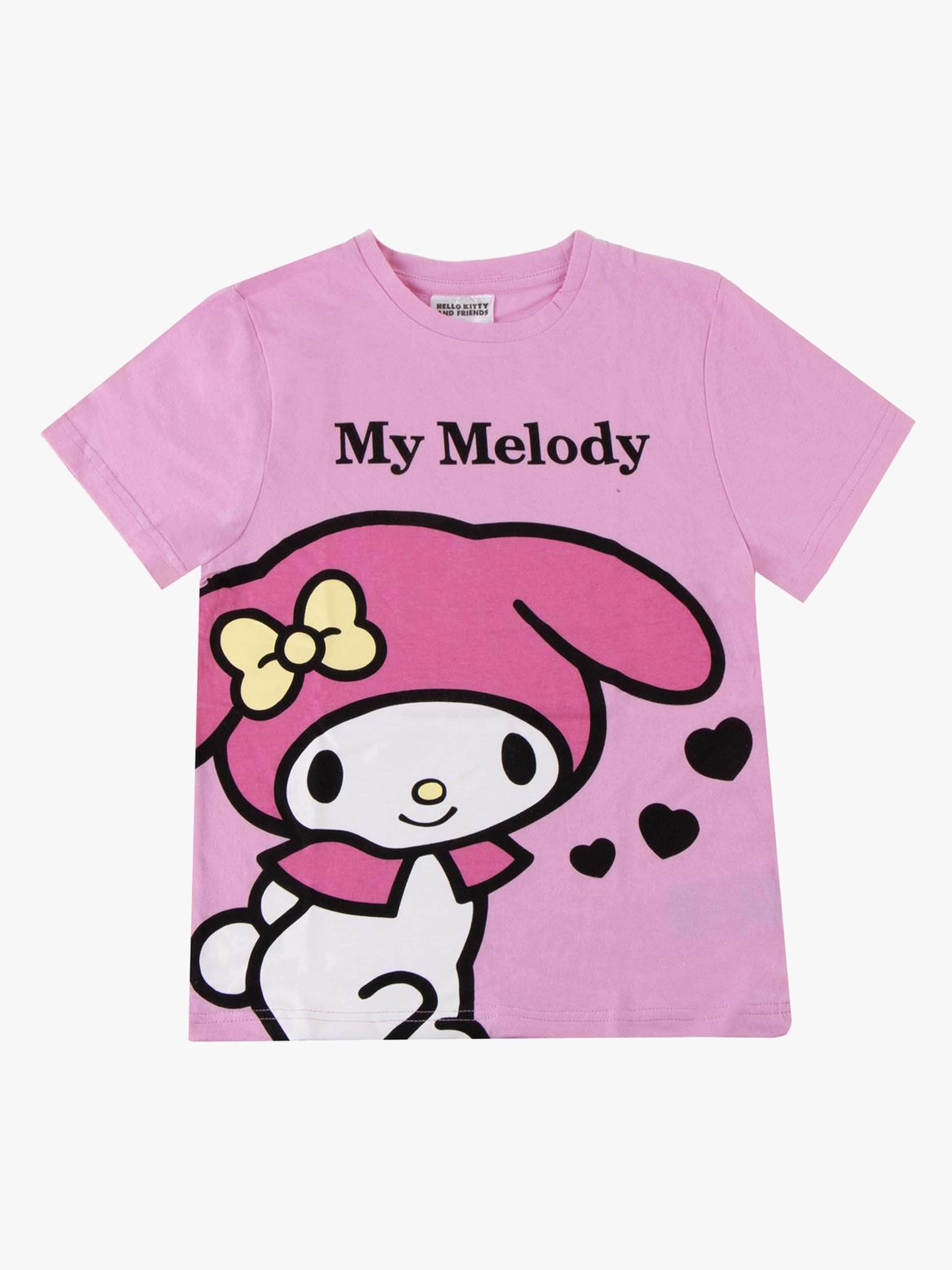 Hello Kitty My Melody T-shirt, Pink, 140-146