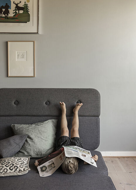 by KlipKlap 3 Fold Sofa, Mørkegrå