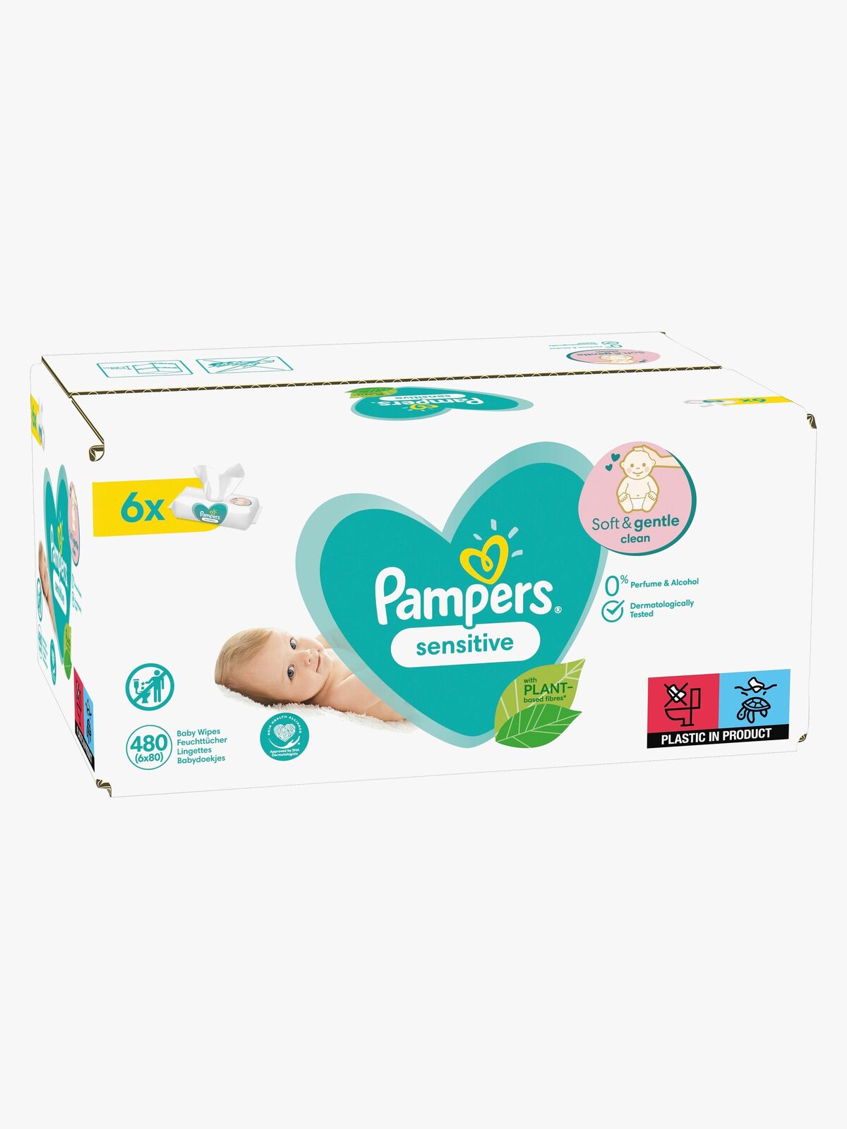 Pampers Sensitive Vådserviet 6-pak