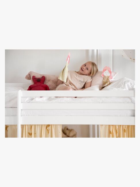 Hoppekids Basic Halvhøj Seng 70x160, Hvid