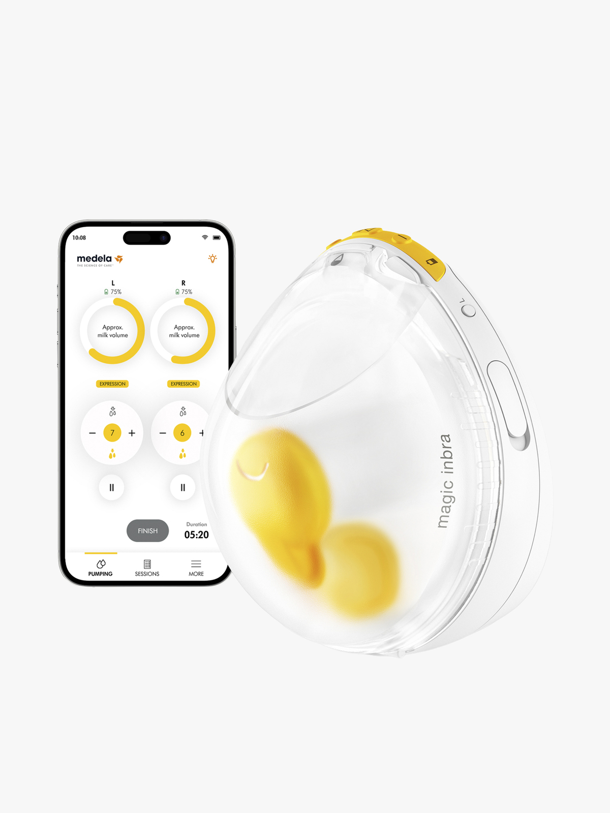 Medela Magic InBra  Bærbar Elektrisk Brystpumpe Enkelt