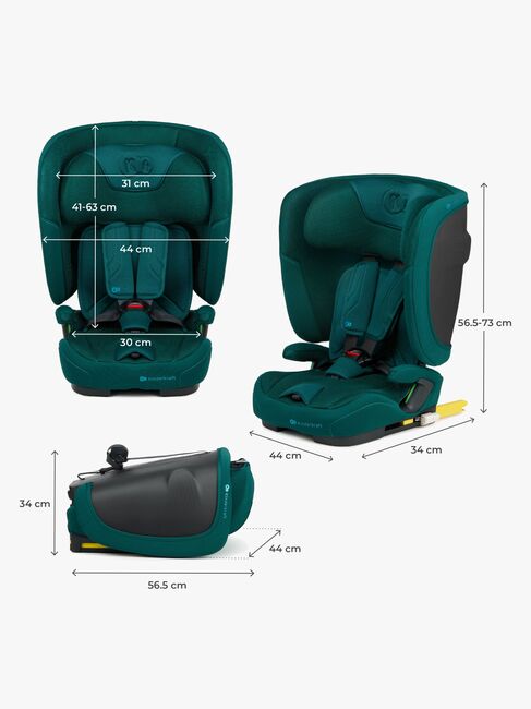 Kinderkraft FIX2GO i-Size Autostol, Green