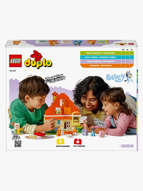 LEGO DUPLO Bluey 10459 Blueys families hus med huskespil