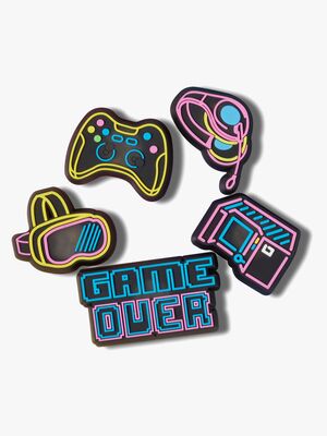 Crocs Jibbitz Lights Up Neon Gamer 5-pak