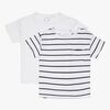 Luca & Lola Ettore T-Shirt 2-pack, White/Stripes