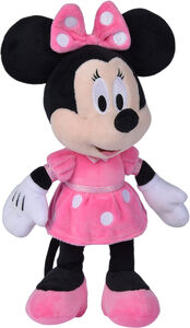 Disney Minnie Mouse Bamse 25 Cm, Lyserød