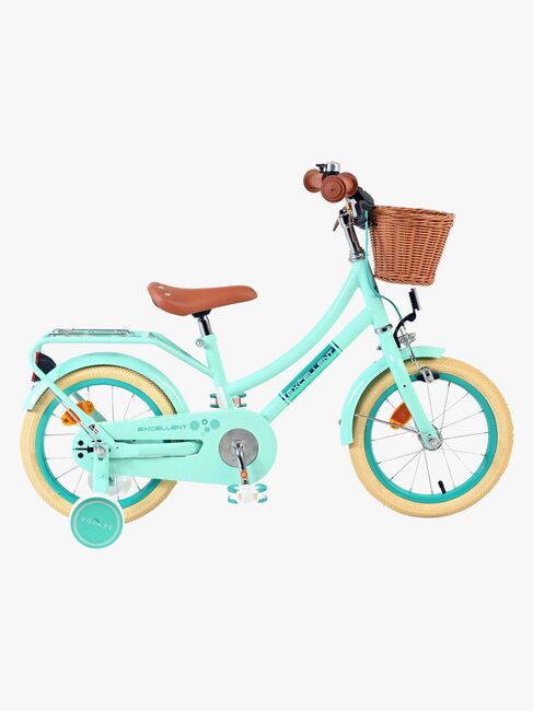 Volare Excellent Cykel med Kurv 14 Tommer, Grøn