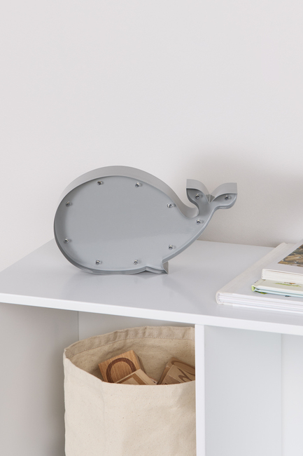 Cloudberry Castle Hval Lampe, Grå