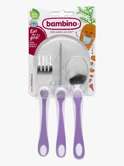 Bambino Eat like a pro! Børnebestik, Lilla