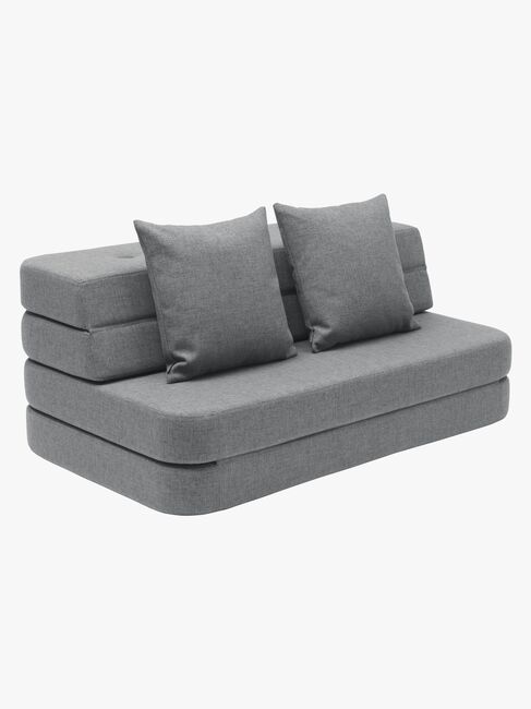 by KlipKlap 3 Fold Sofa, Mørkegrå