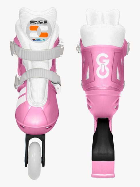 Stamp Skids Control Inliners Størrelse 30-33, Lyserød/Grå